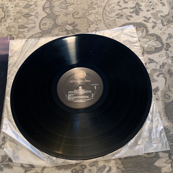 Joni Mitchell vinyl lp record Chalk Mark in a Rain Storm - Picture 2 of 7